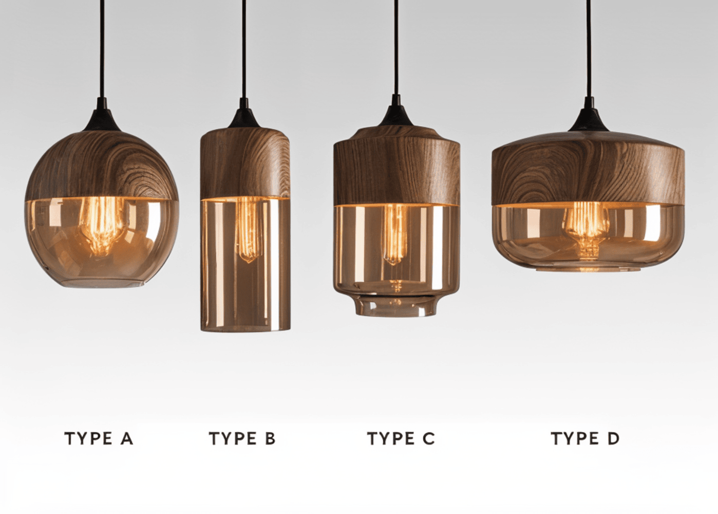Glass Pendant Light | Height Adjustable | Nelyn