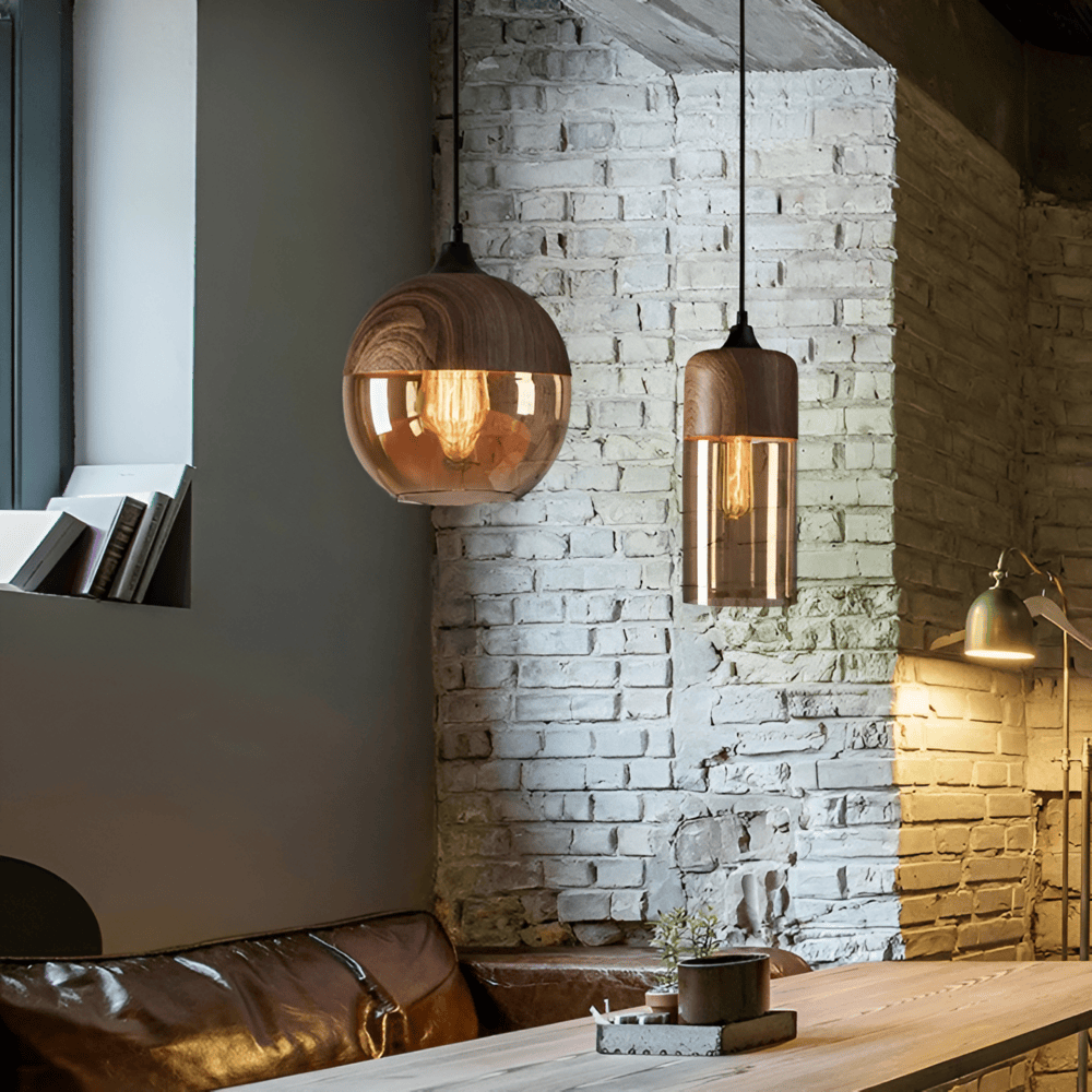 Glass Pendant Light | Height Adjustable | Nelyn