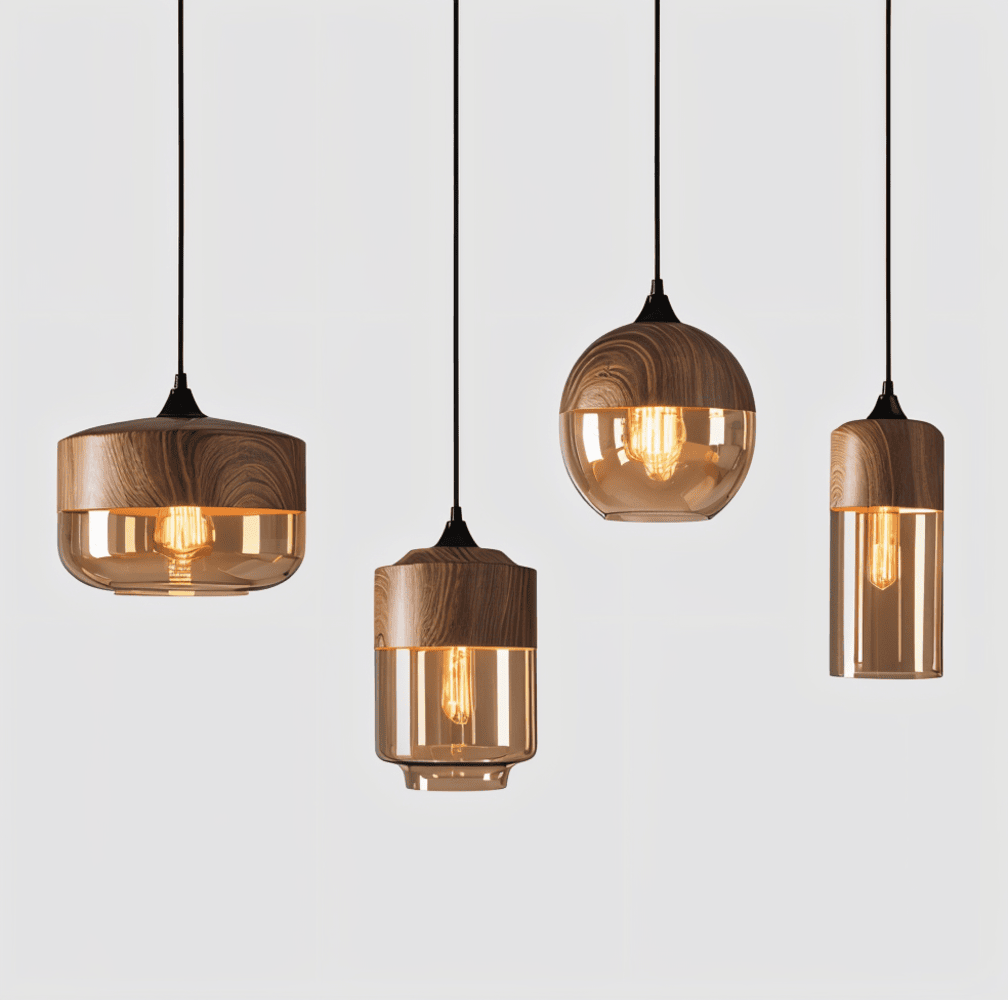 Glass Pendant Light | Height Adjustable | Nelyn