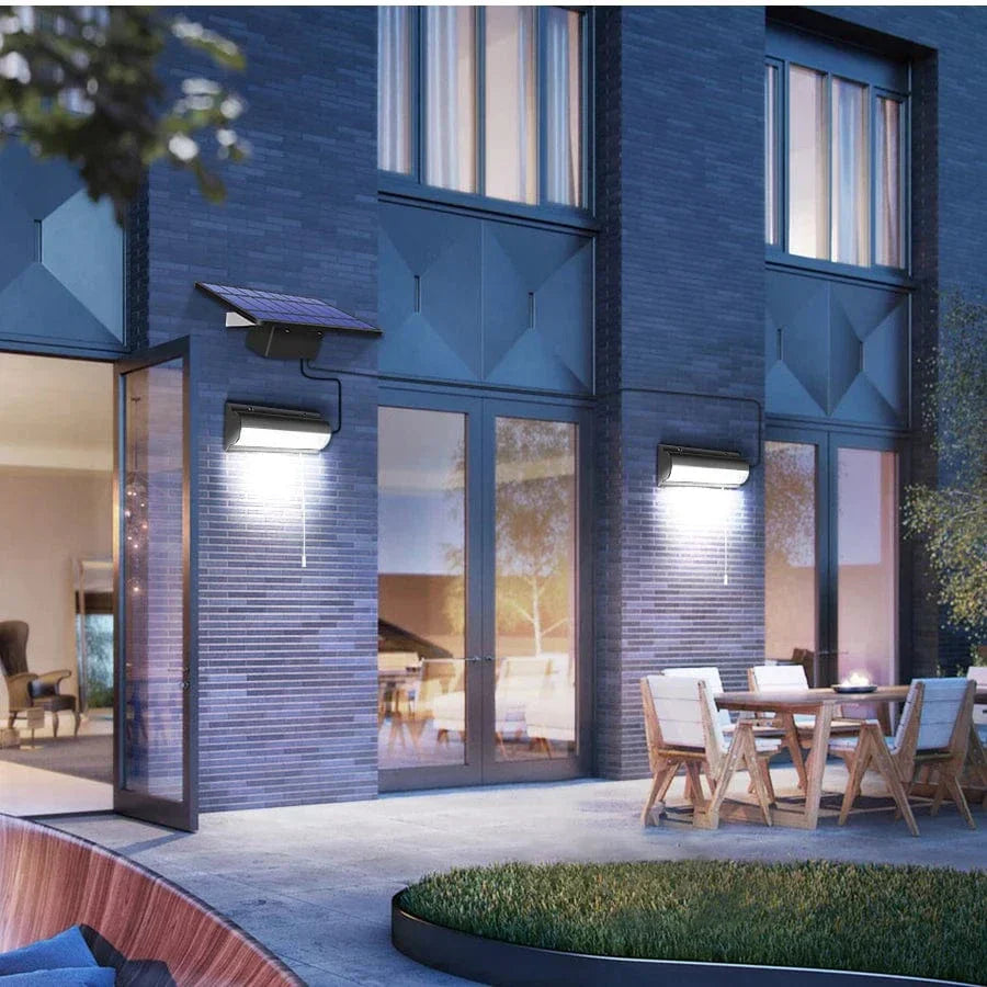 Outdoor Pendant Light Solar Powered LED IP65 Weather Resistant