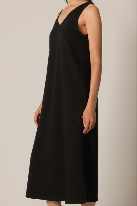 Paula Modal V-Neck Sleeveless Midi Dress