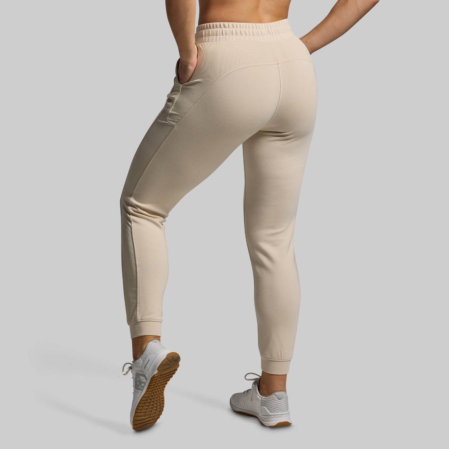 Lounge Lux Cropped Pullover Set (Oatmeal)