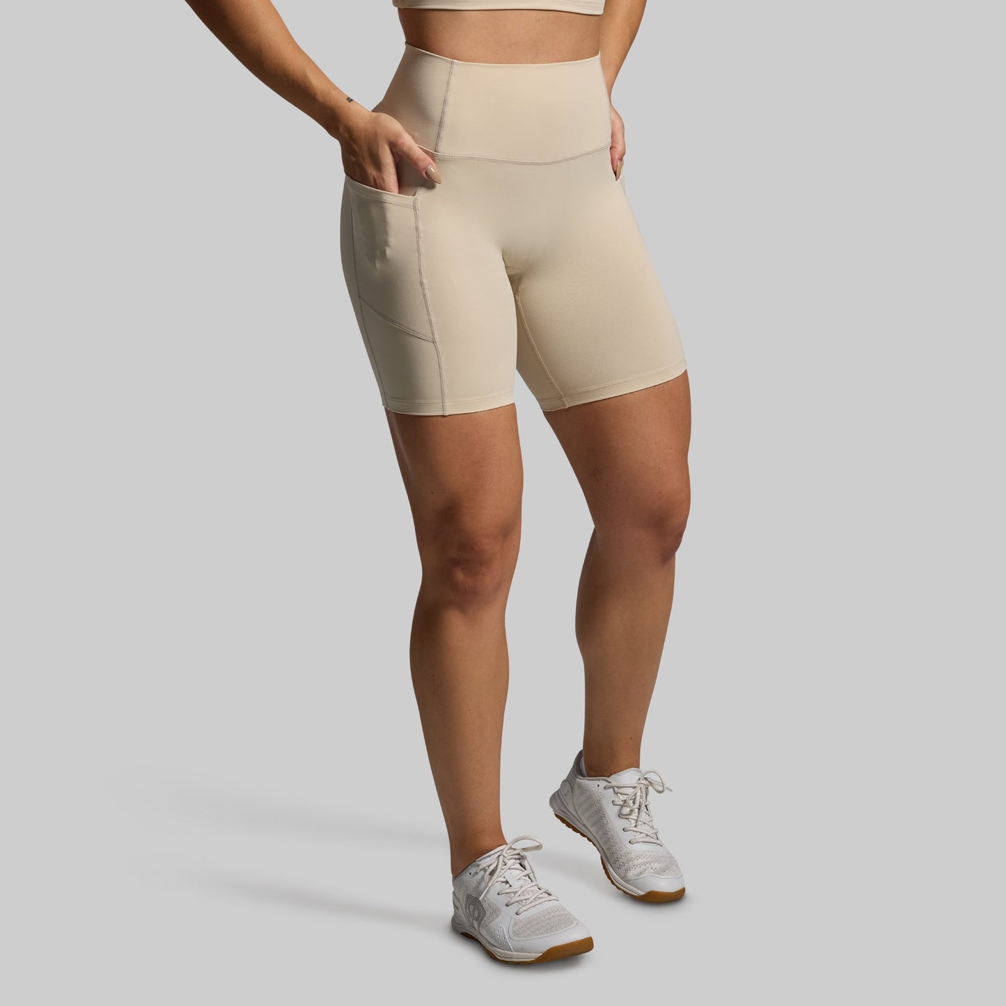 Tempo Biker Short (Oatmeal)