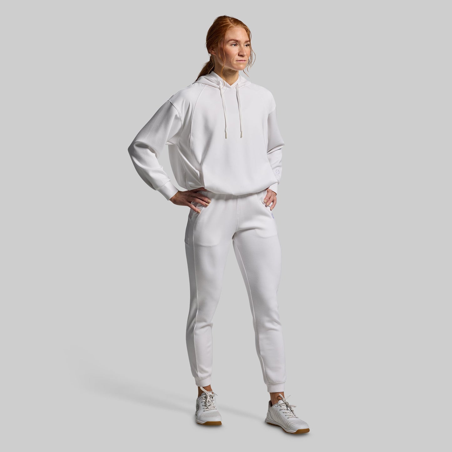Women's Lounge Lux Jogger (White)