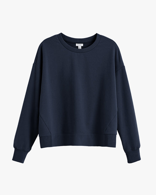 Fleece Cropped Sweatshirt