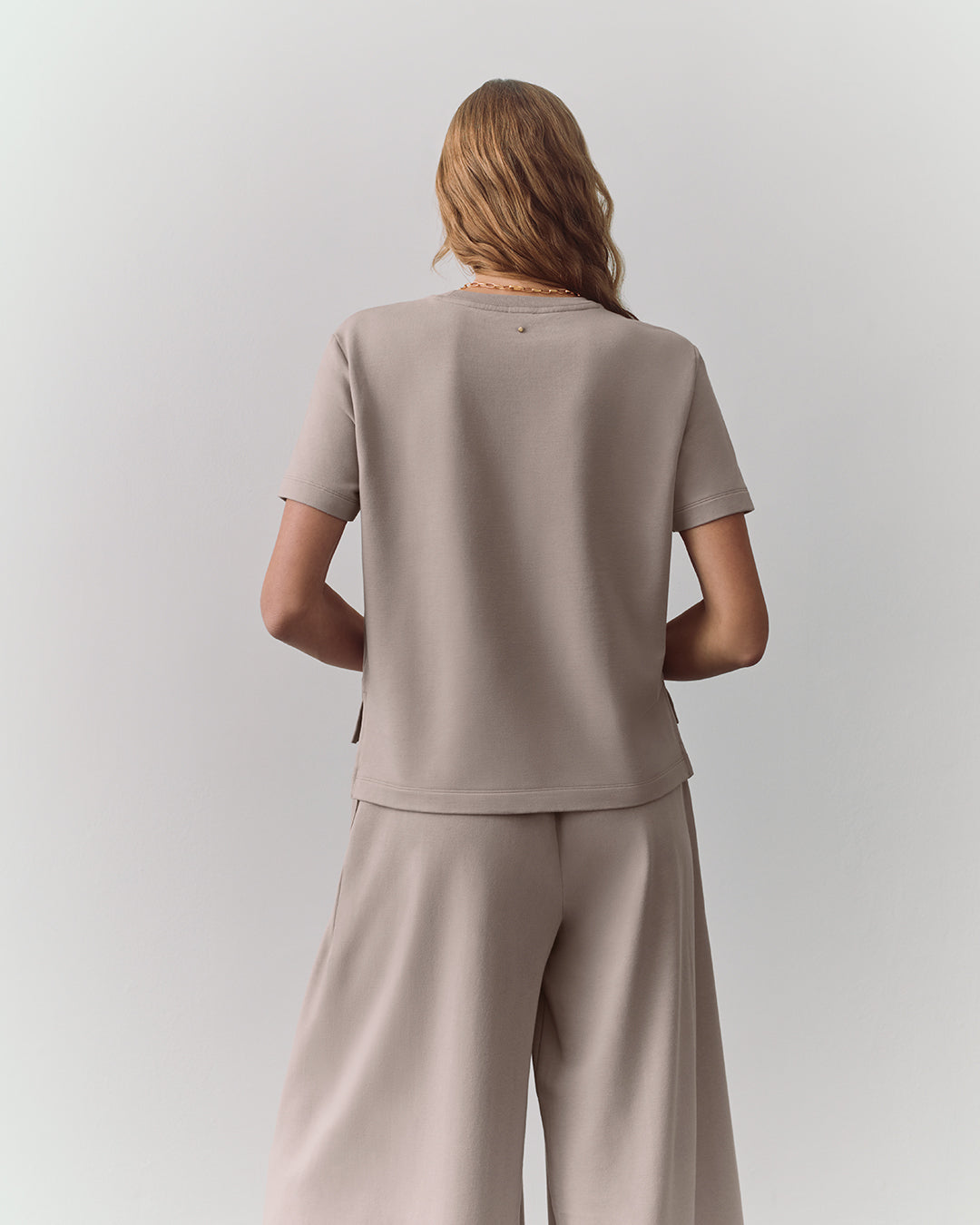 French Terry Cropped Tee