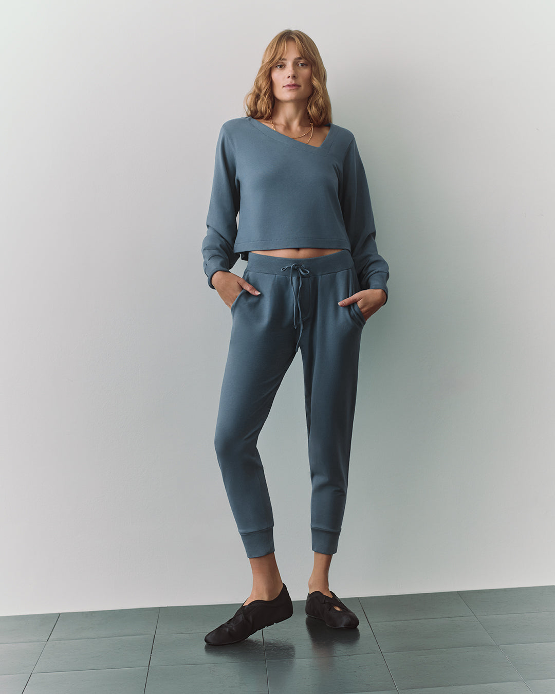 French Terry Tapered Lounge Pant