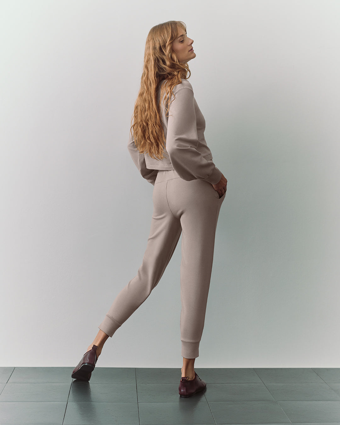 French Terry Tapered Lounge Pant