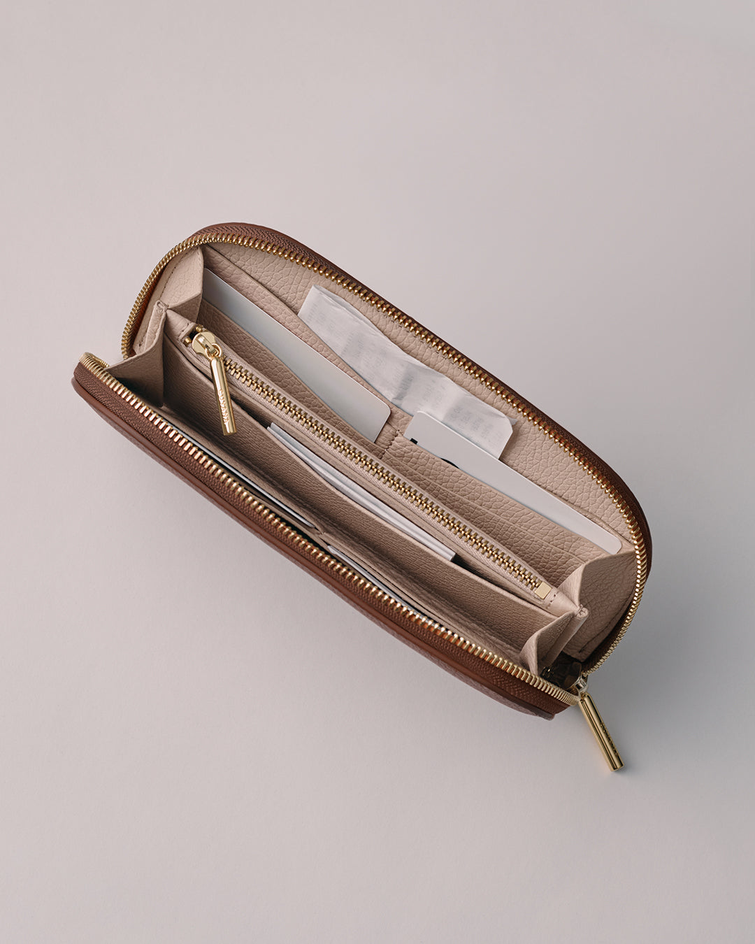 Curved Zip Wallet