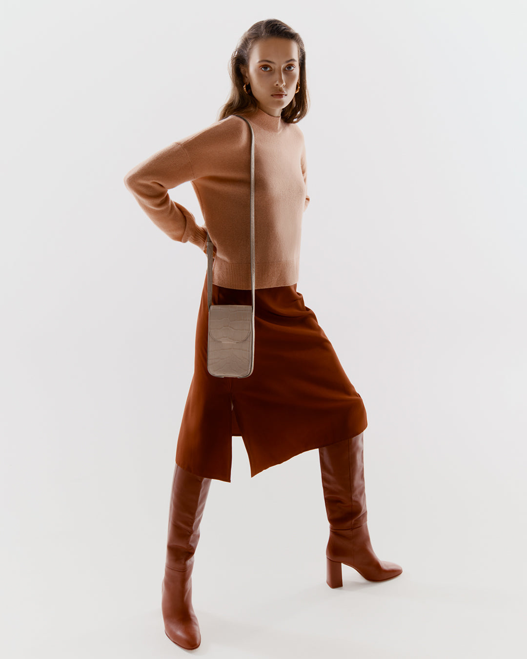 Concertina Phone Bag (Croco)