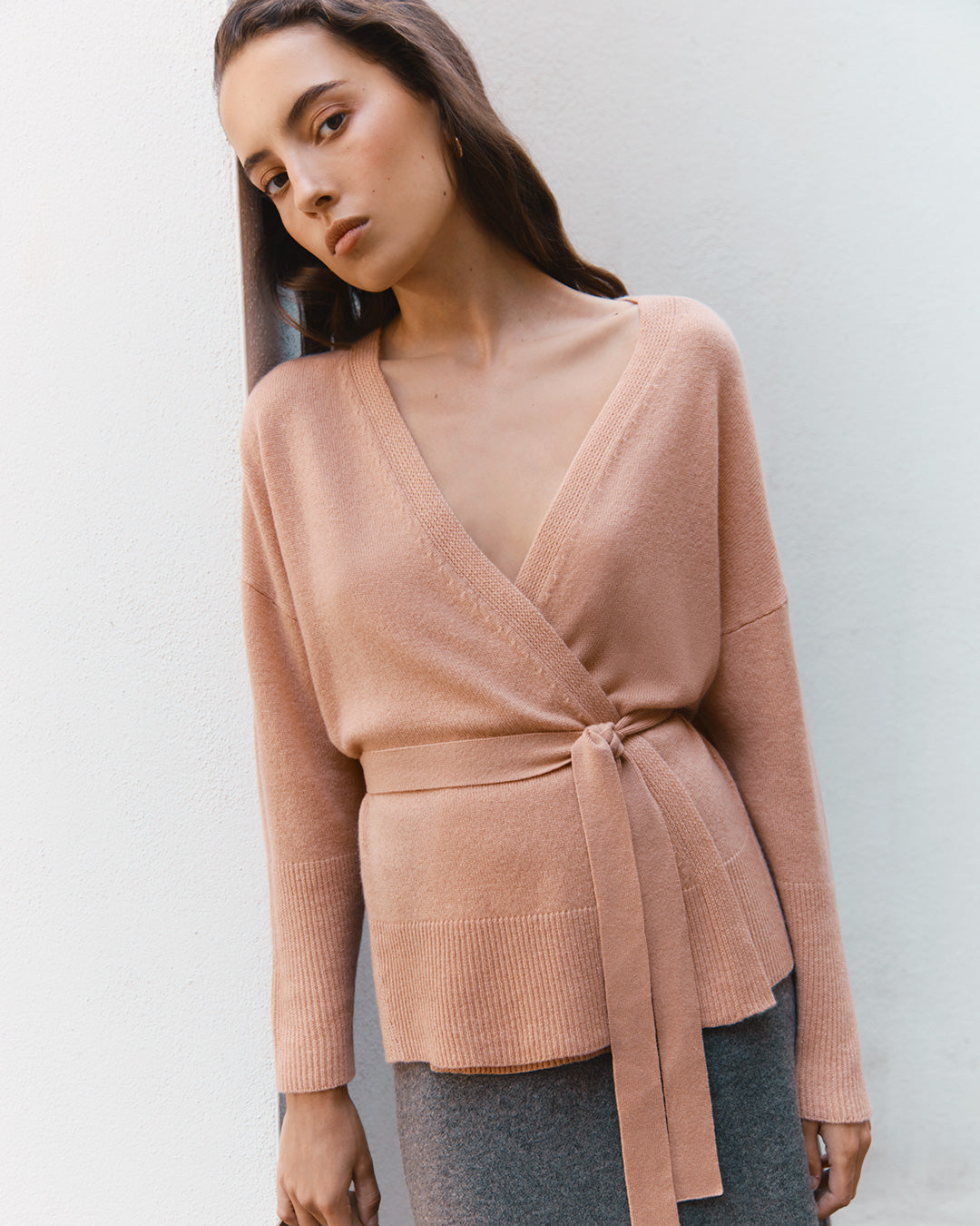 Single Origin Cashmere Wrap Sweater