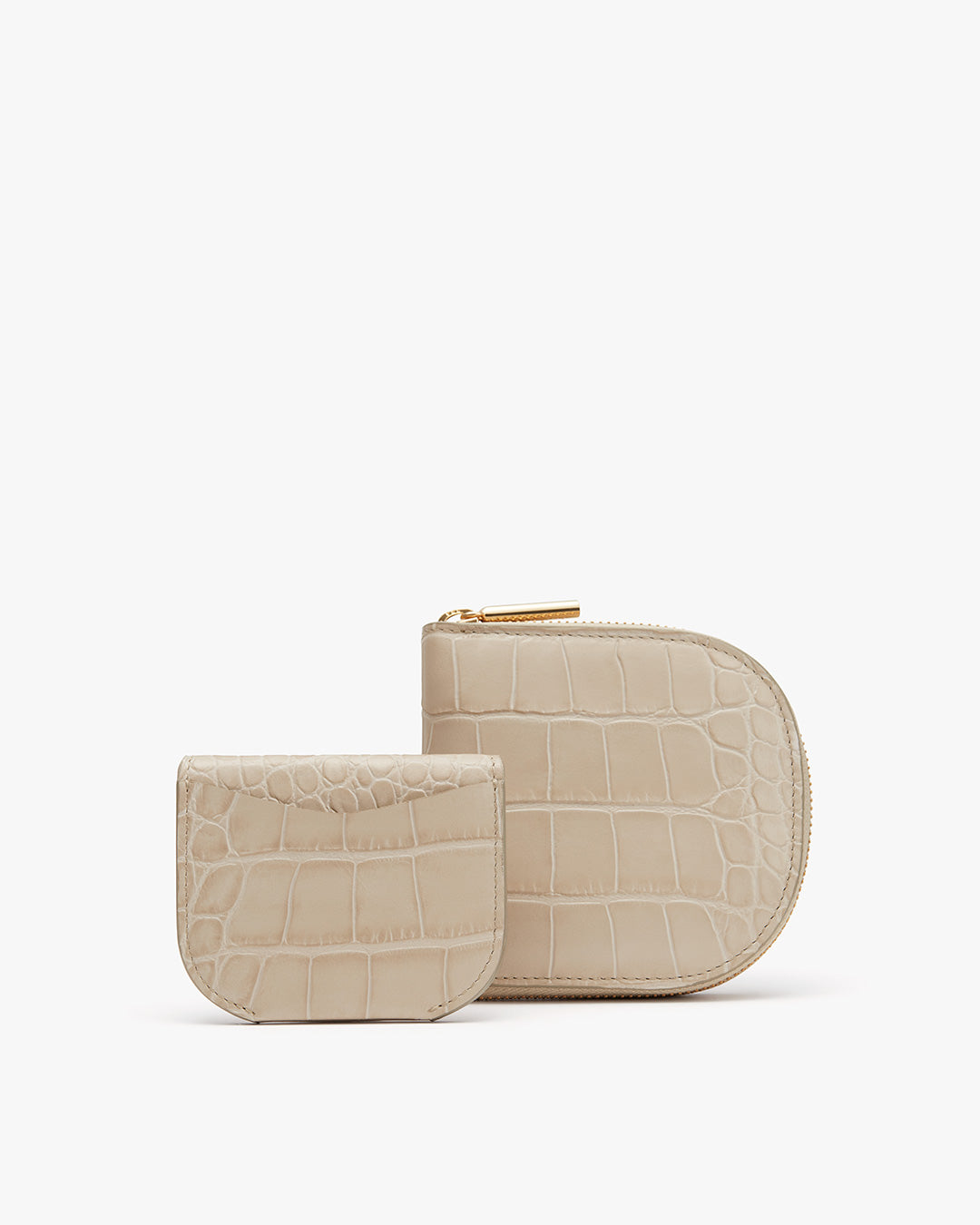 Duo Small Zip Wallet (Croco)