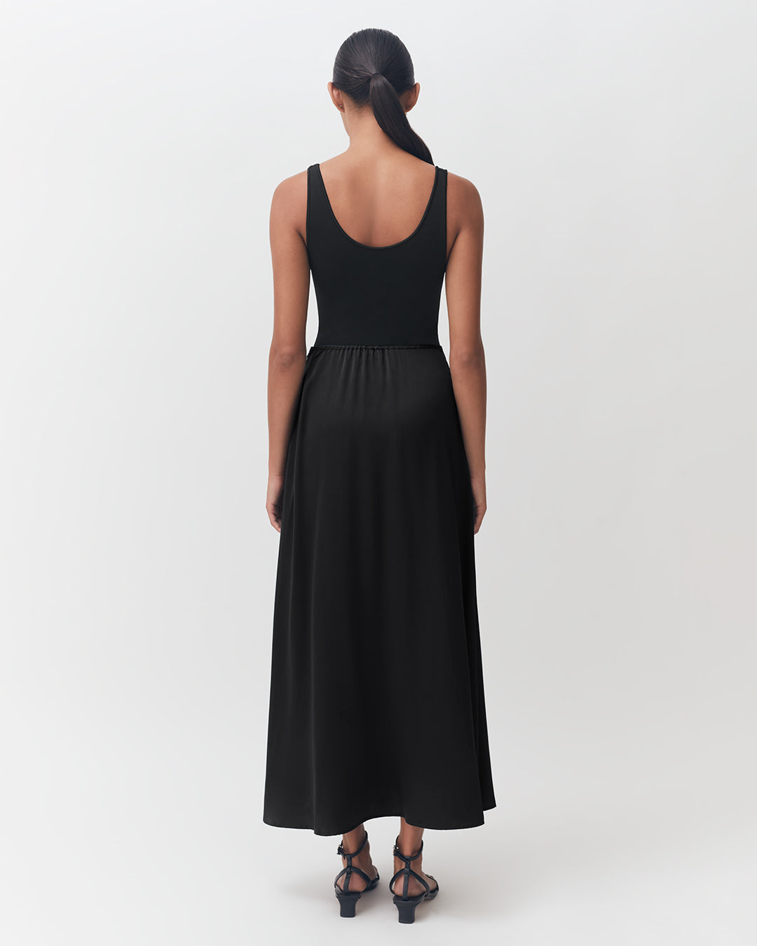 Washable Charmeuse Maxi Skirt