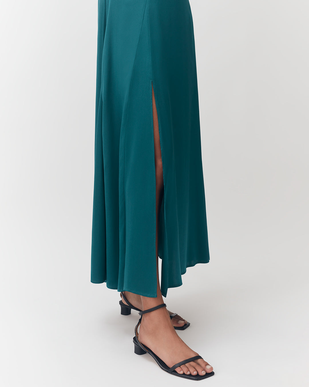 Washable Charmeuse Maxi Skirt