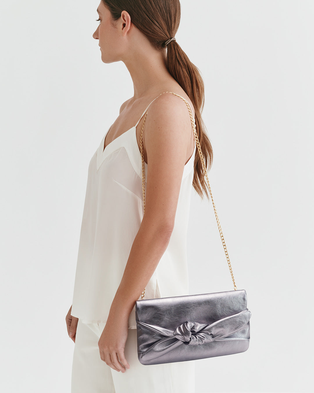 Bow Clutch (Shimmer)
