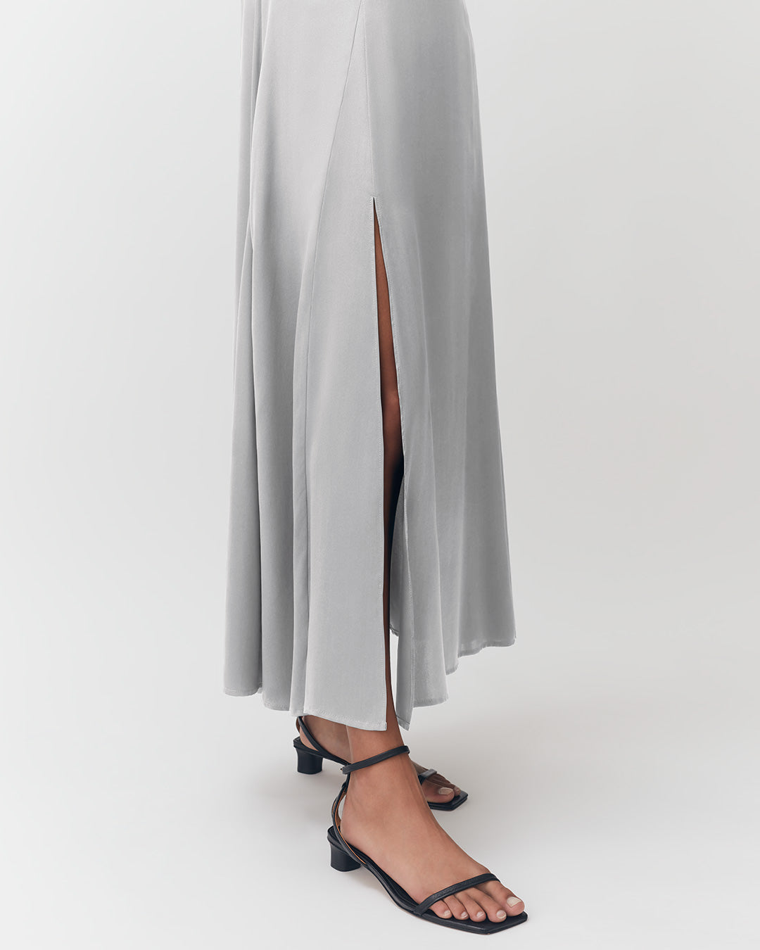 Washable Charmeuse Maxi Skirt