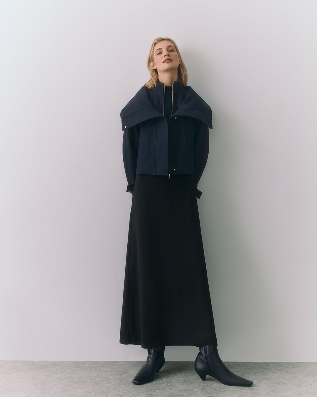 Overlay Collar Jacket