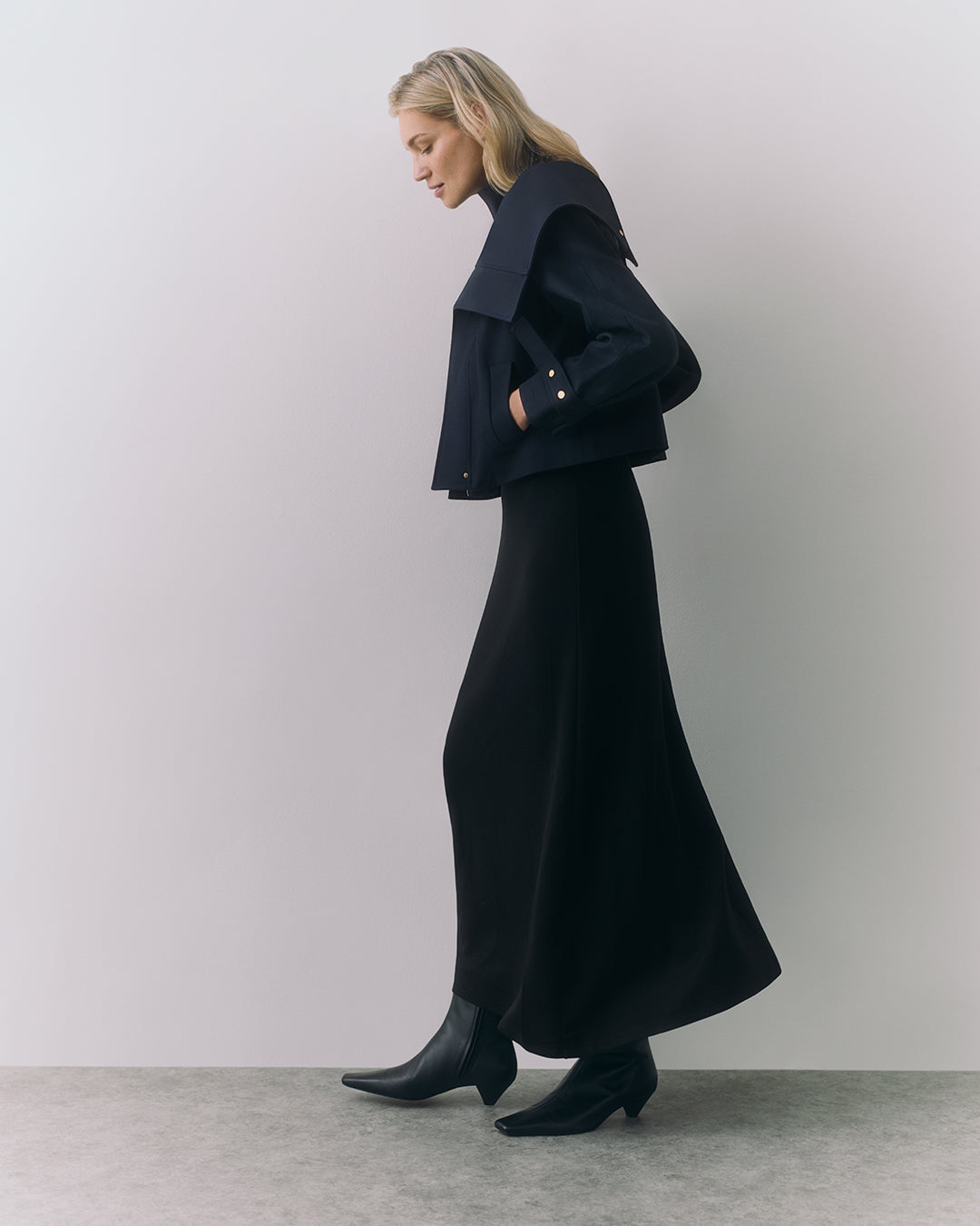 Overlay Collar Jacket