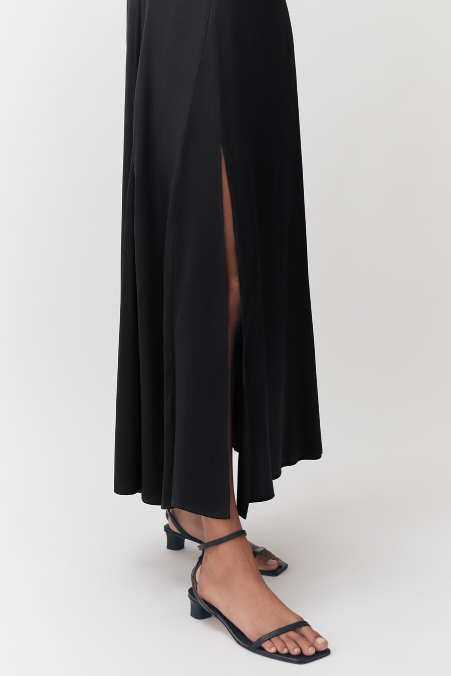 Washable Charmeuse Maxi Skirt