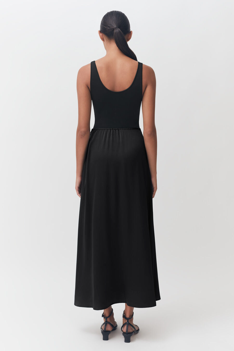 Washable Charmeuse Maxi Skirt