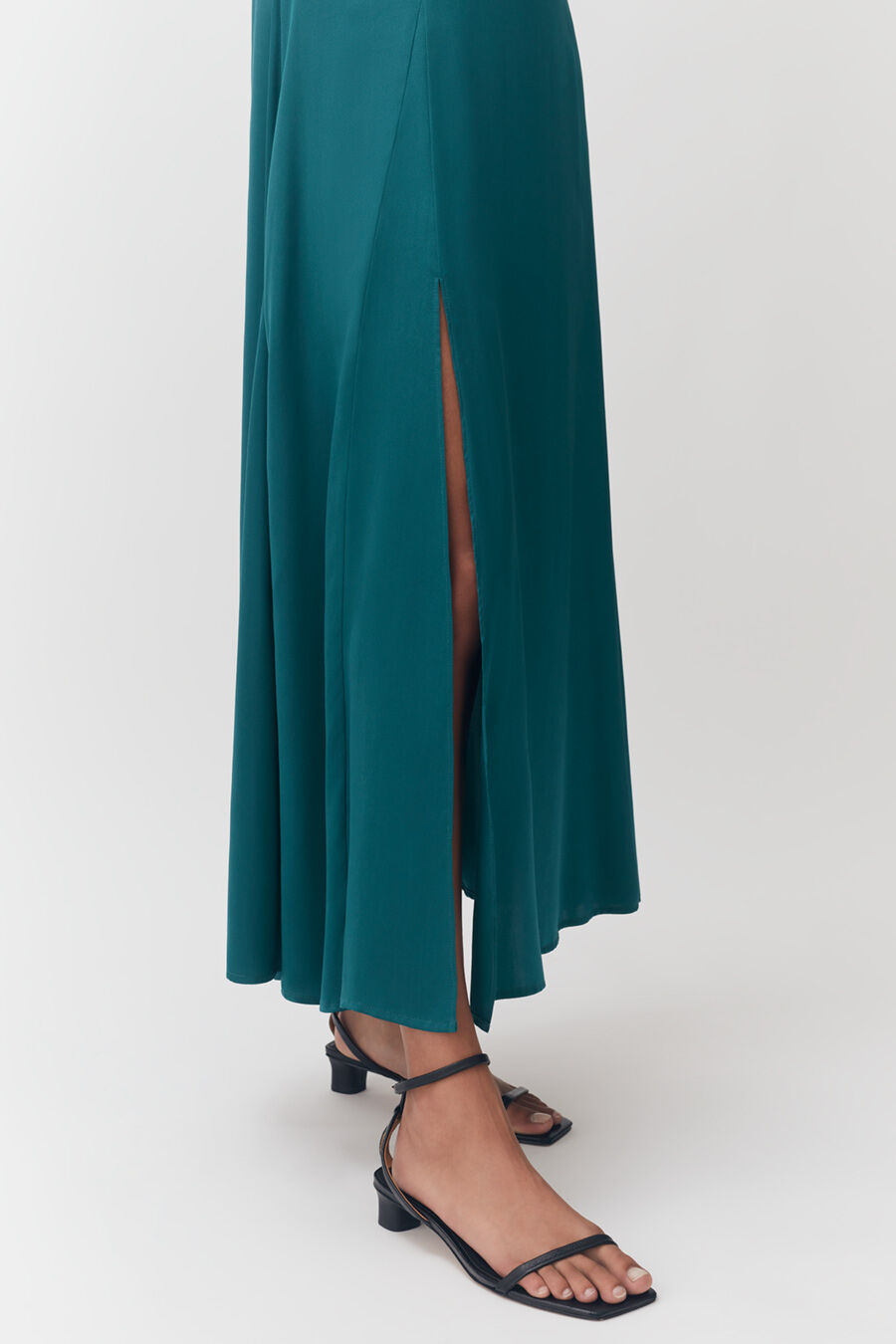 Washable Charmeuse Maxi Skirt