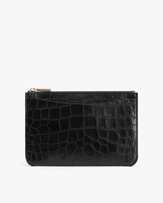 System Zipper Pouch (Croco)