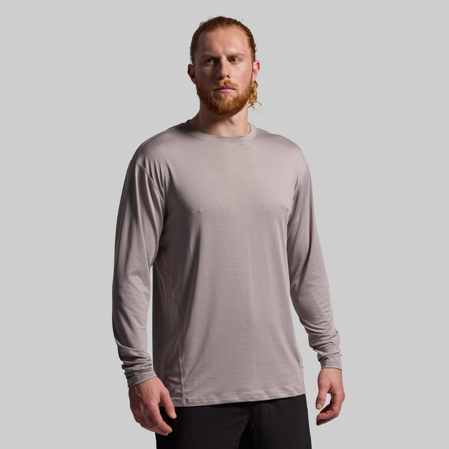 Athleisure Long Sleeve Crew (Stone)