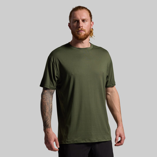 Athleisure Tee (Tactical Green)