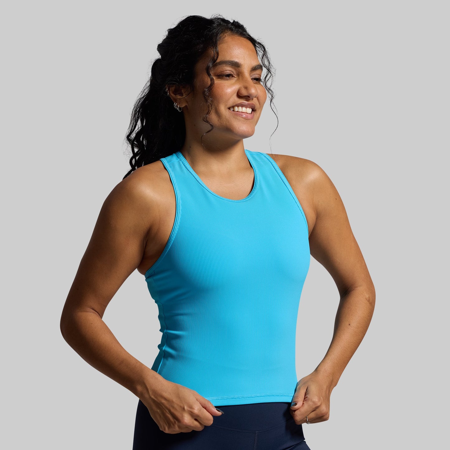 Perfect Ribbed Tank (Aquarius)
