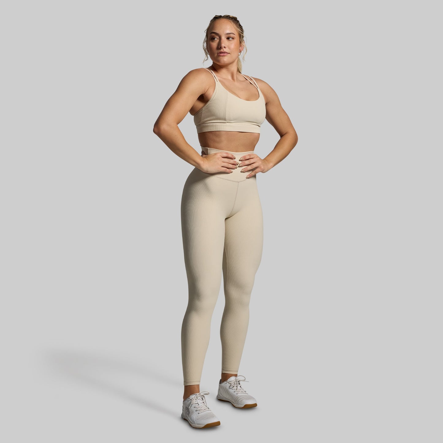 Lotus Sports Bra (Oatmeal)
