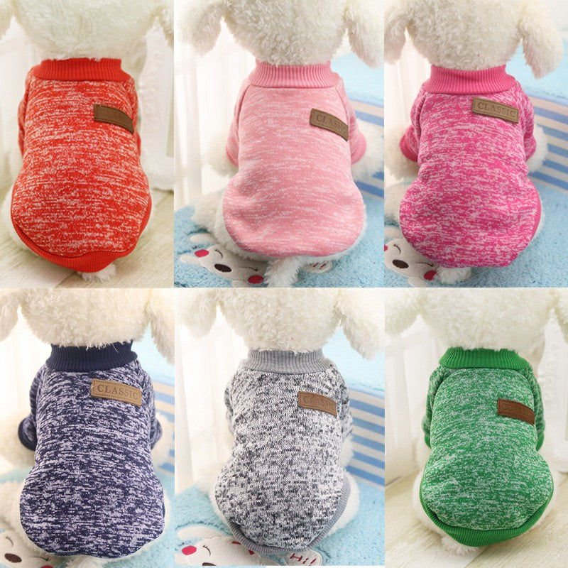 Cozy Knitted Dog Jacket for Winter