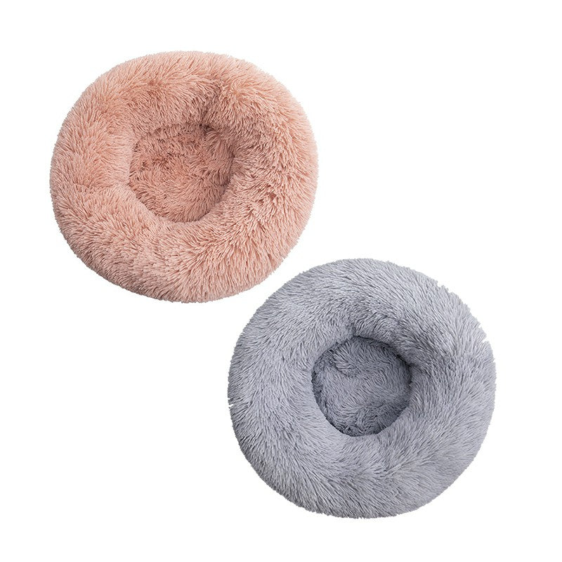 SnugglePaws Round Calming Pet Bed