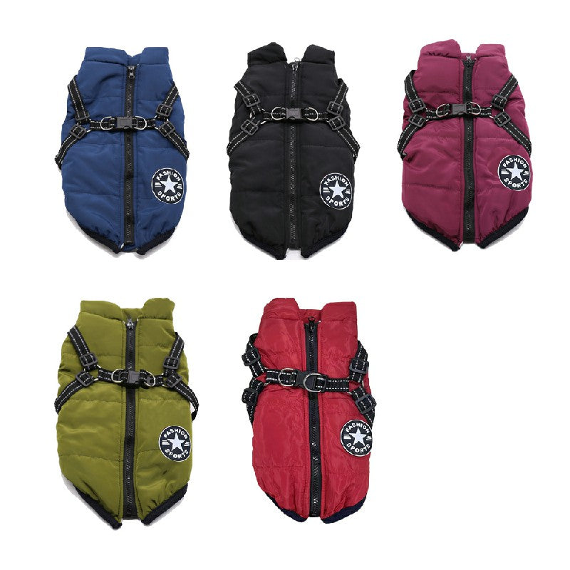 Snugglez Warm Padded Dog Coat