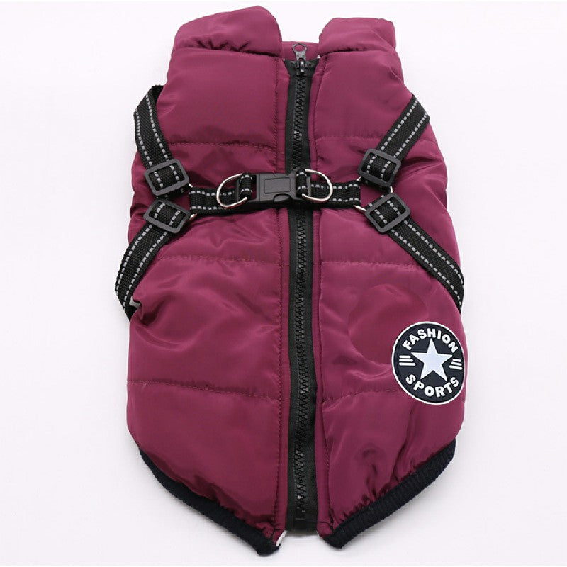 Snugglez Warm Padded Dog Coat