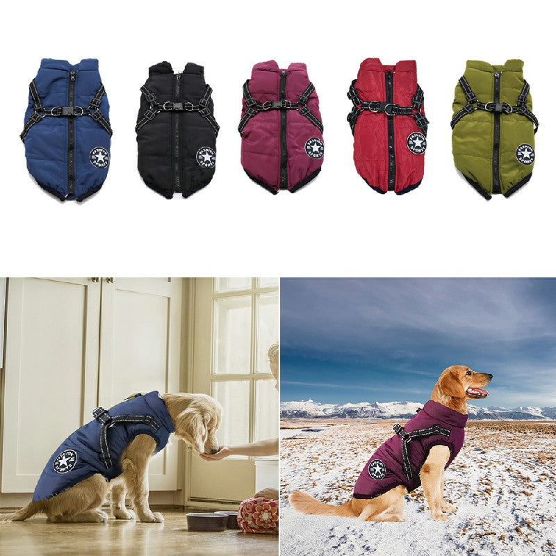 Snugglez Warm Padded Dog Coat