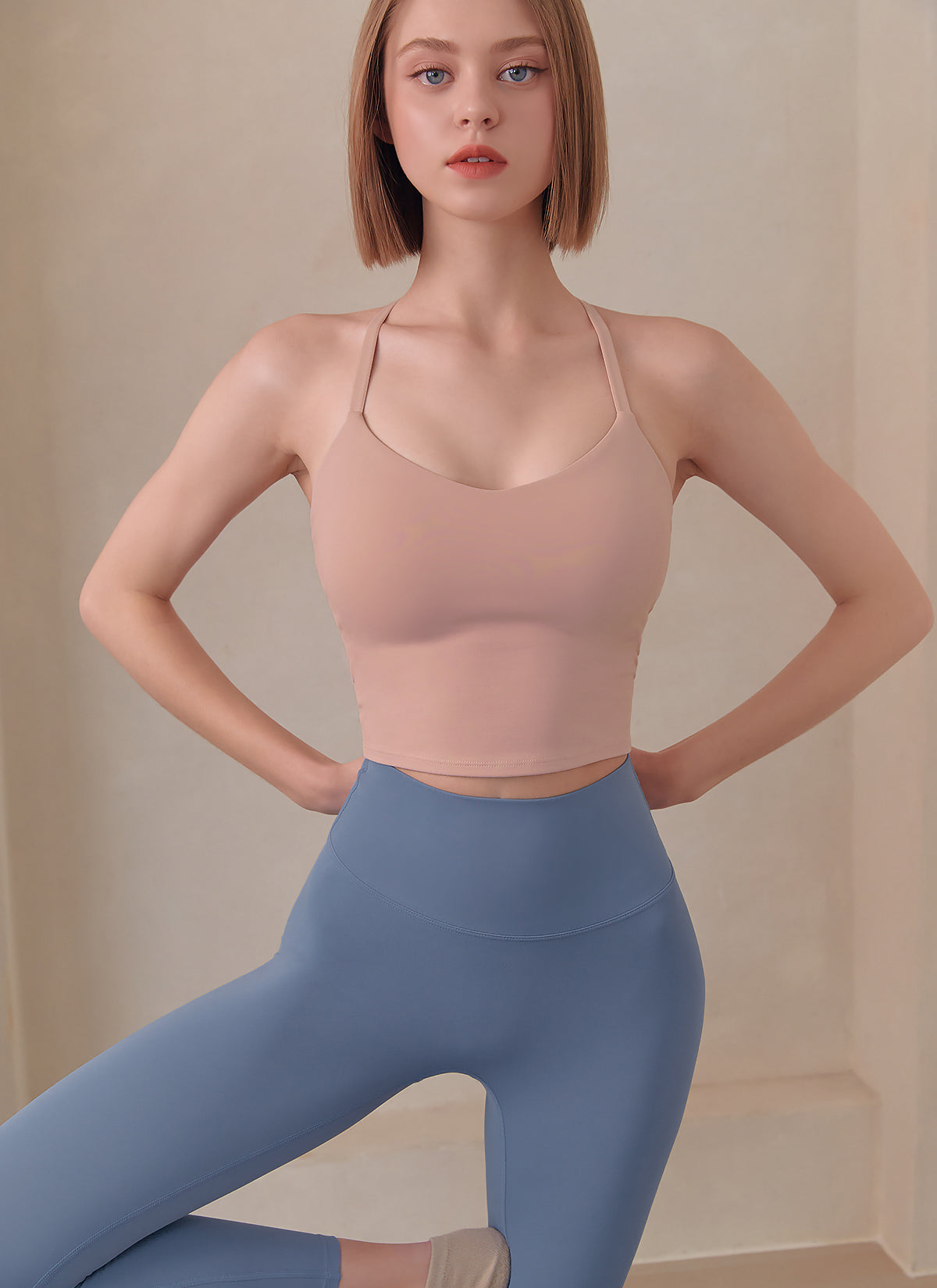 [1+1] Back Line Bra Top
