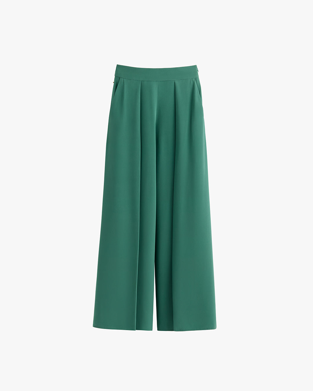 Silk Pleated Pant
