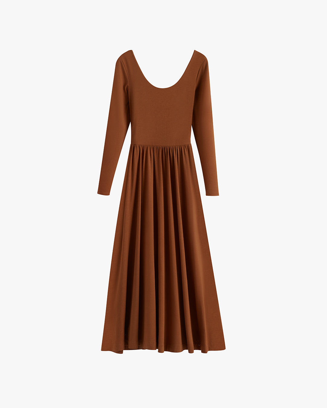 Long Sleeve Scoop Neck Dress