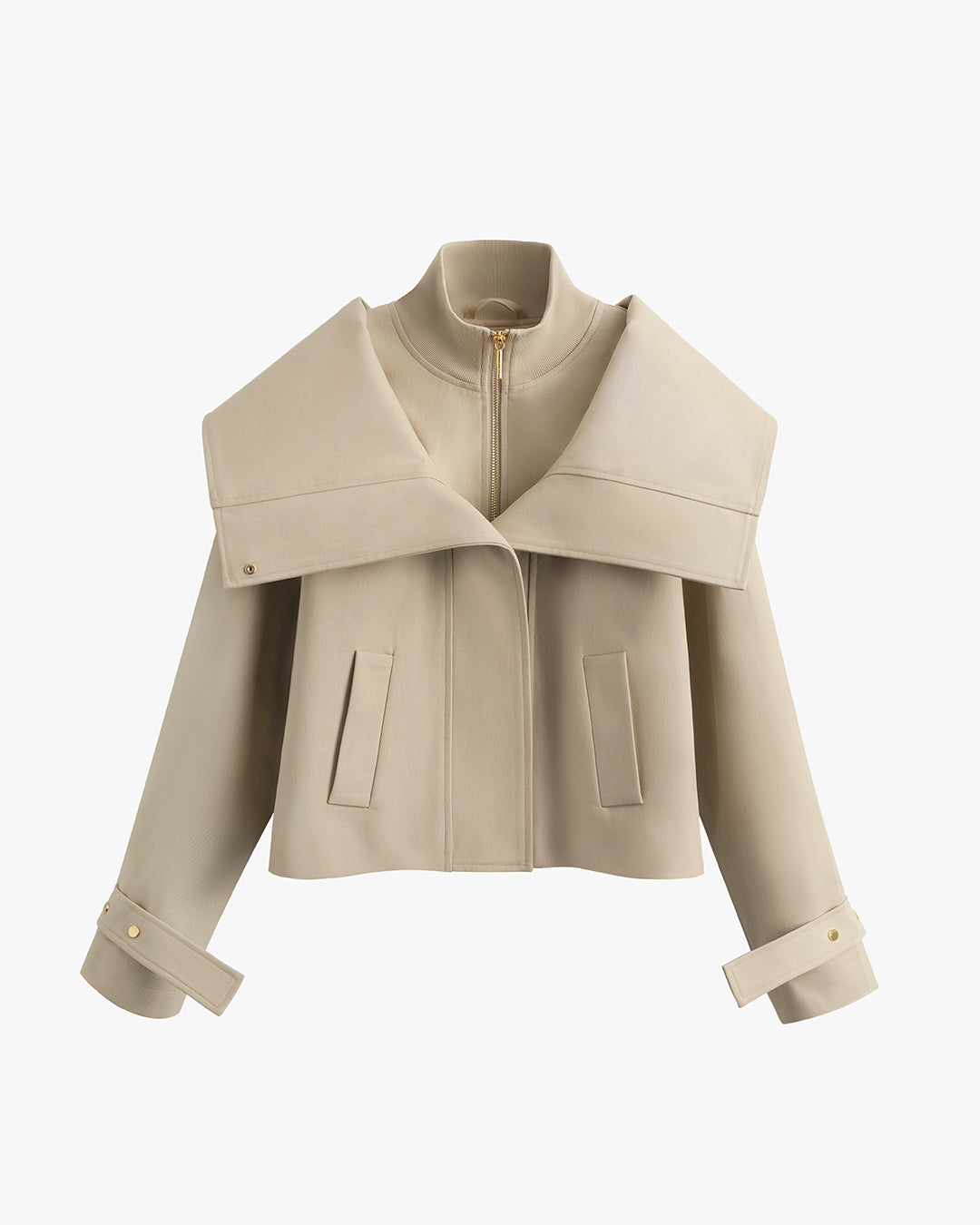 Overlay Collar Jacket