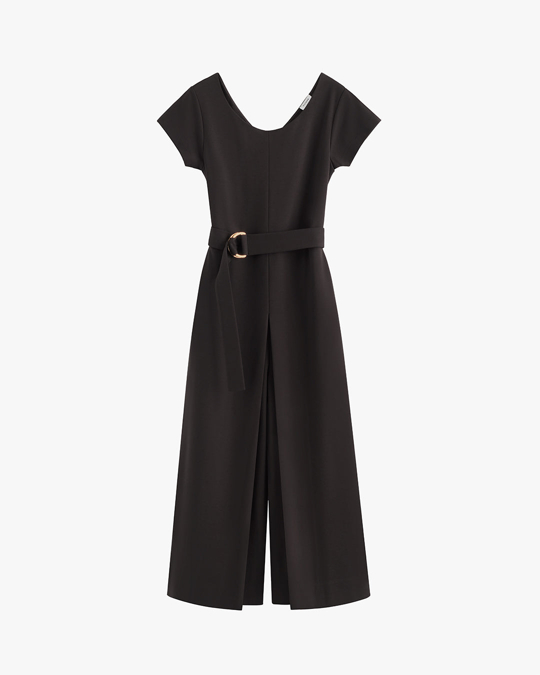 Ponte Pleated Jumpsuit
