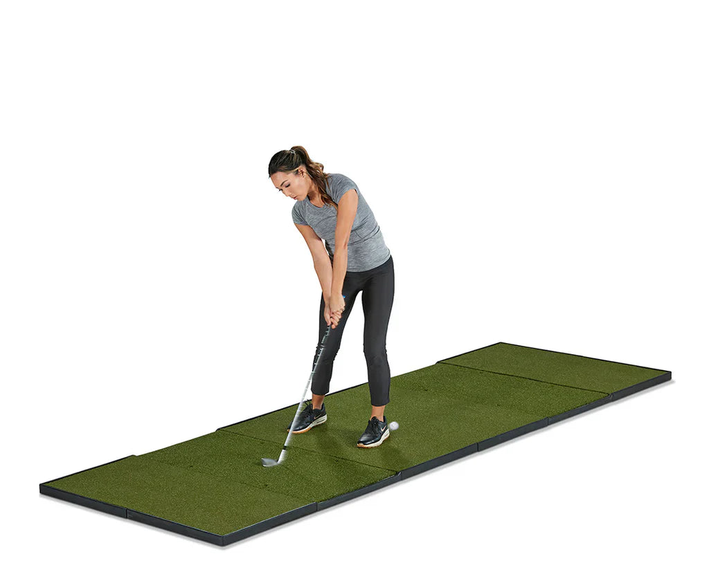 Fiberbuilt Player Preferred Series Studio Golf Mat - Double Hitting - 12'X4'