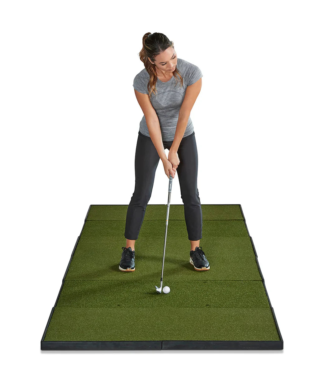 Fiberbuilt Player Preferred Series Studio Golf Mat - Double Hitting - 12'X4'