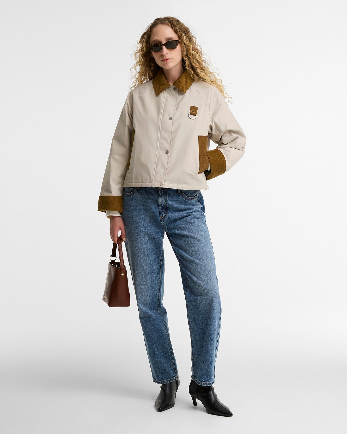 Mist Wendy Cropped Casual Jacket