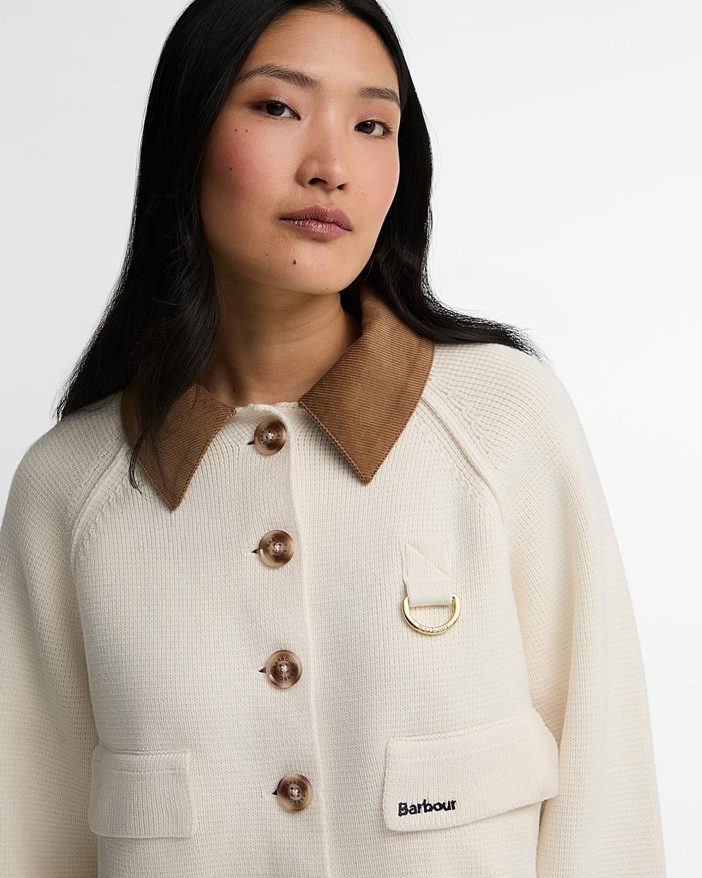 Ecru Alverstone Knitted Jacket