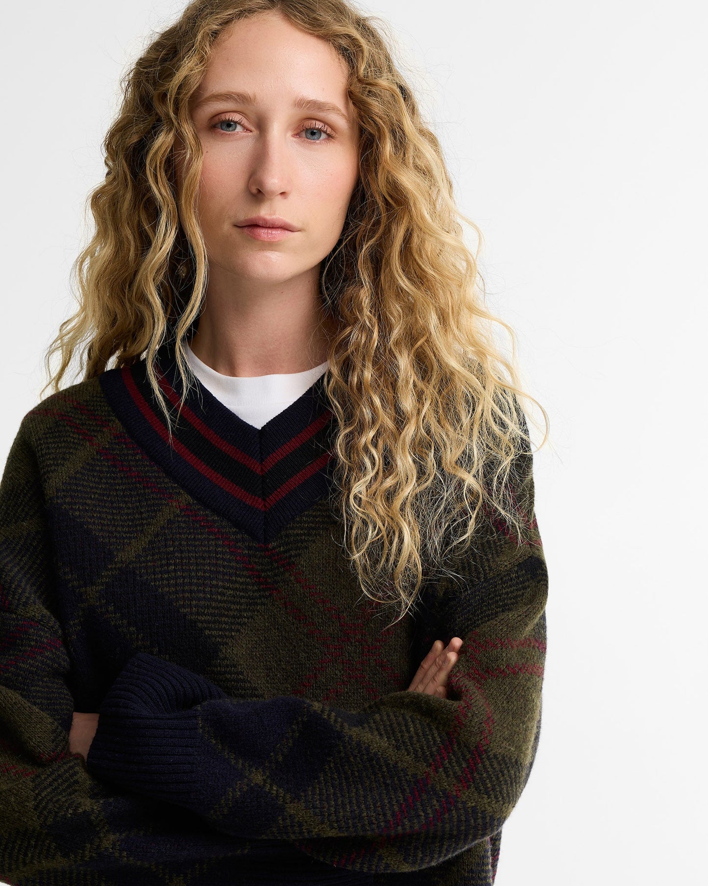 Shadow Classic Tartan Shae Knitted Jumper