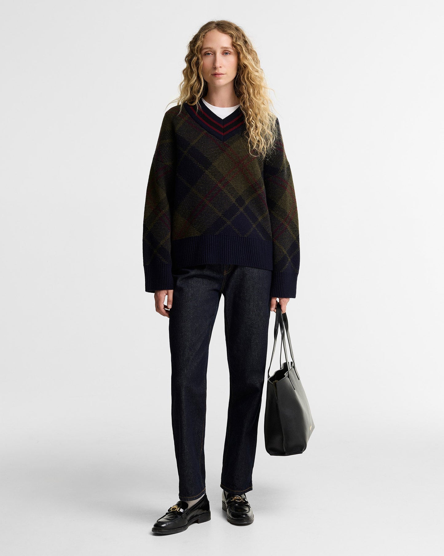 Shadow Classic Tartan Shae Knitted Jumper