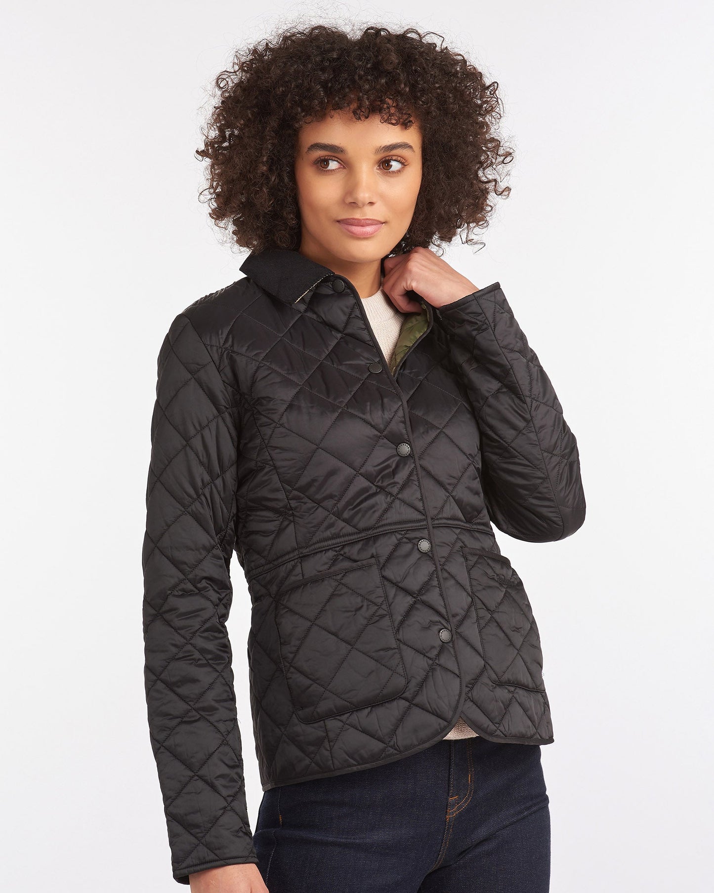 Black Deveron Quilted Jacket