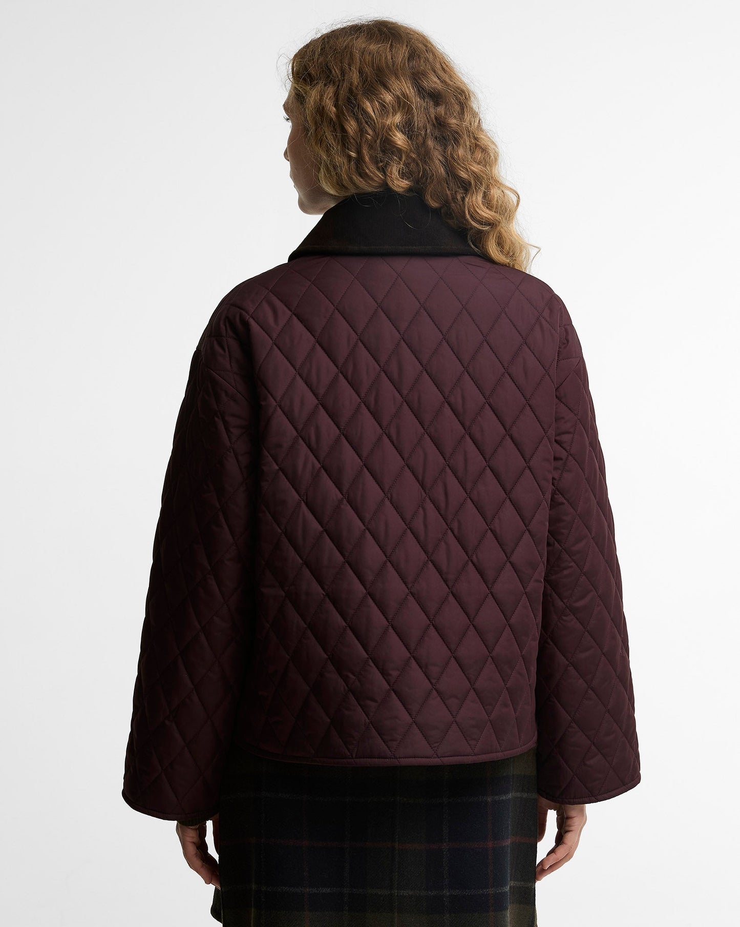 Fig Shadow Moira Quilted Jacket