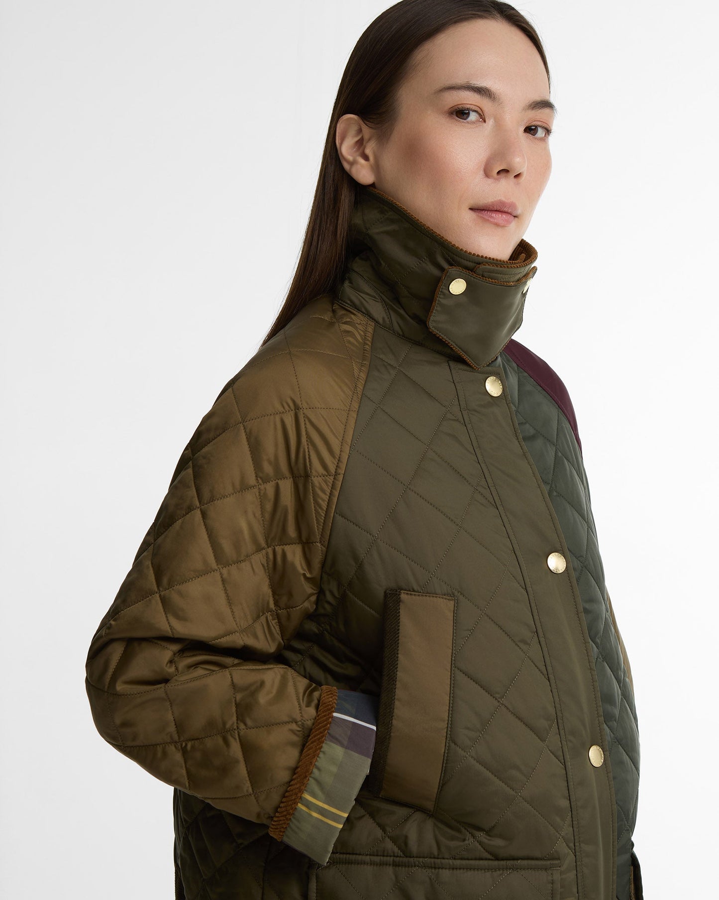 Patchwork Bedale Quilted Jacket