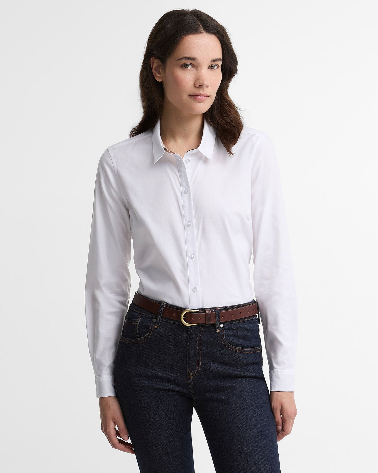 White Derwent Cotton Shirt